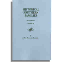 Historical Southern Families. Volume II