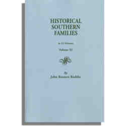 Historical Southern Families. Volume XI
