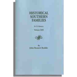 Historical Southern Families. Volume XIII