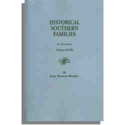 Historical Southern Families. Volume XVIII