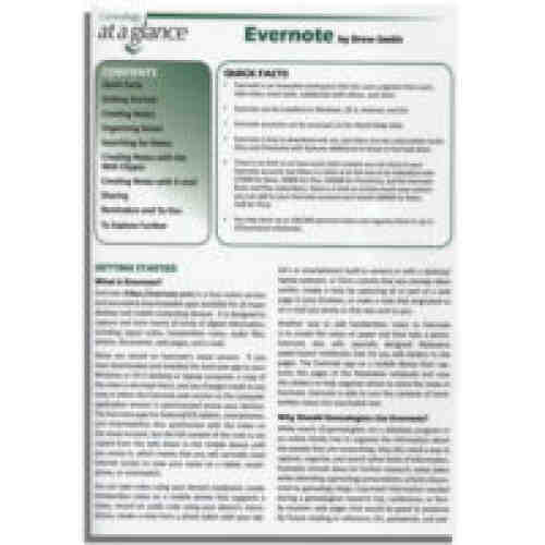 Genealogy at a Glance: Evernote