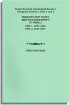 Emigrants from France (Haut-Rhin Department) to America. Part 1 (1837-1844) and Part 2 (1845-1847)
