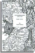 Scots-Irish Links, 1575-1725. Part Five